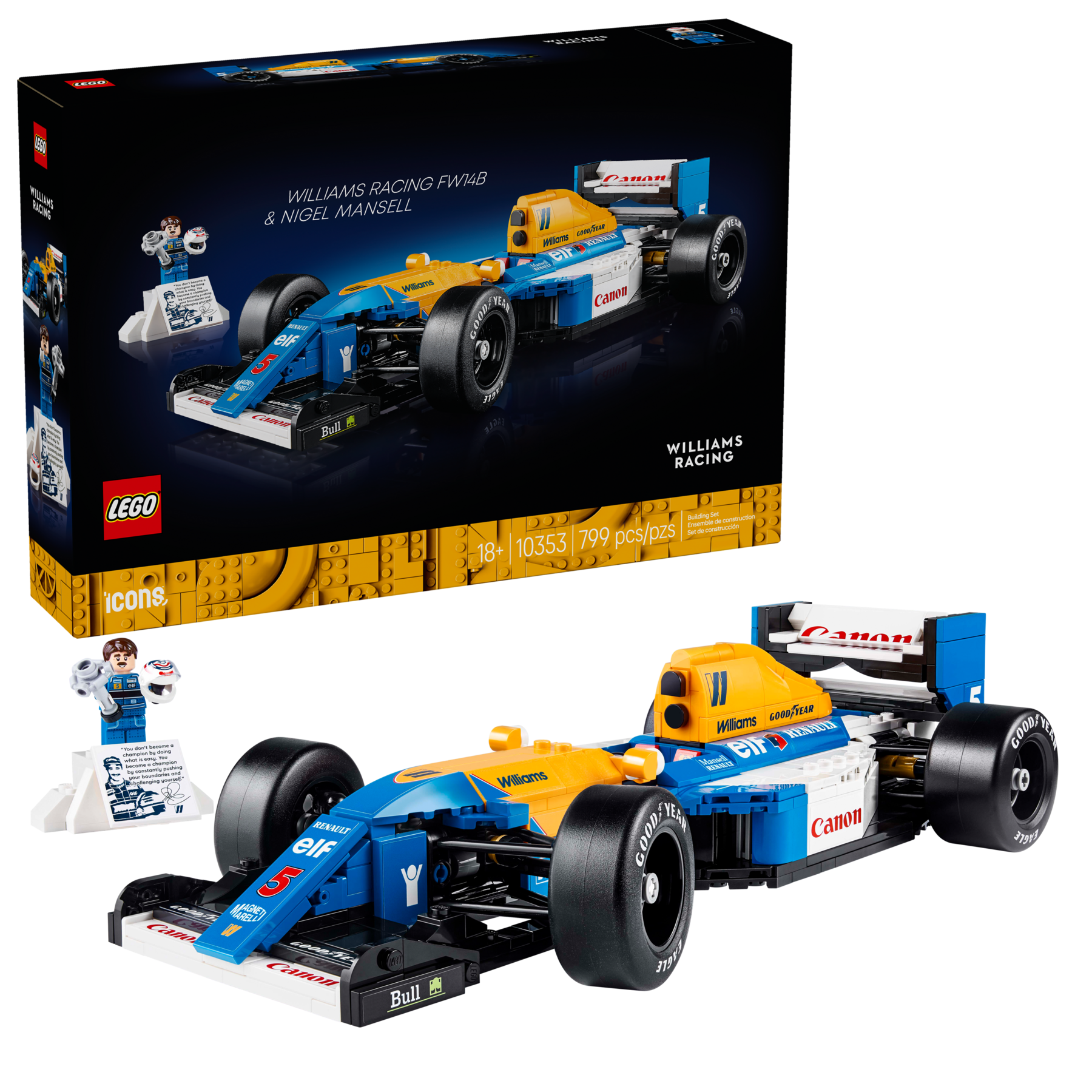 Lego Williams Racing FW14B Nigel Mansell