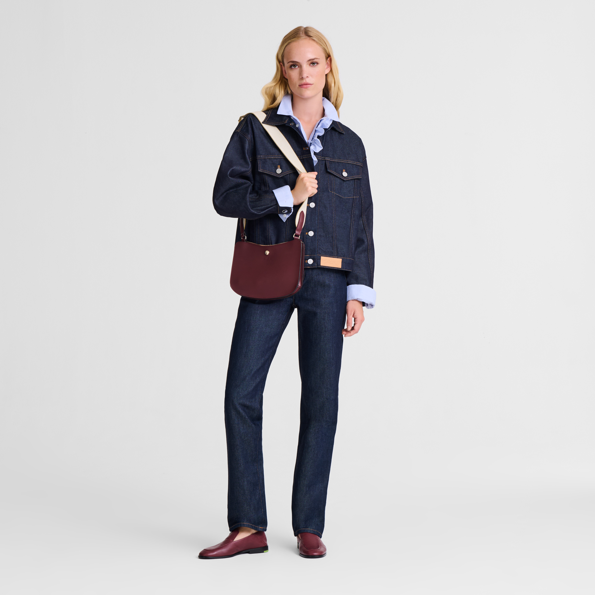 Longchamp Épure Crossbody bag Burgundy