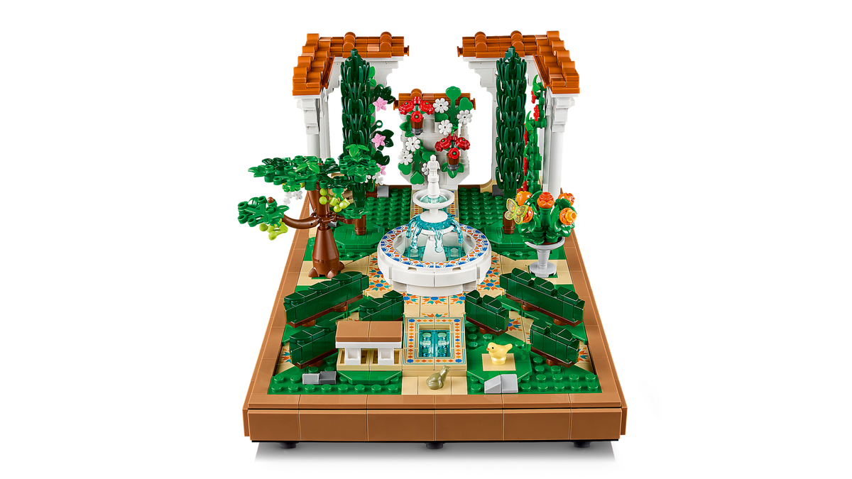 Lego Fountain Garden