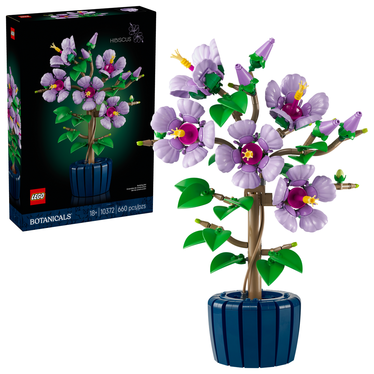 Lego Hibiscus, front