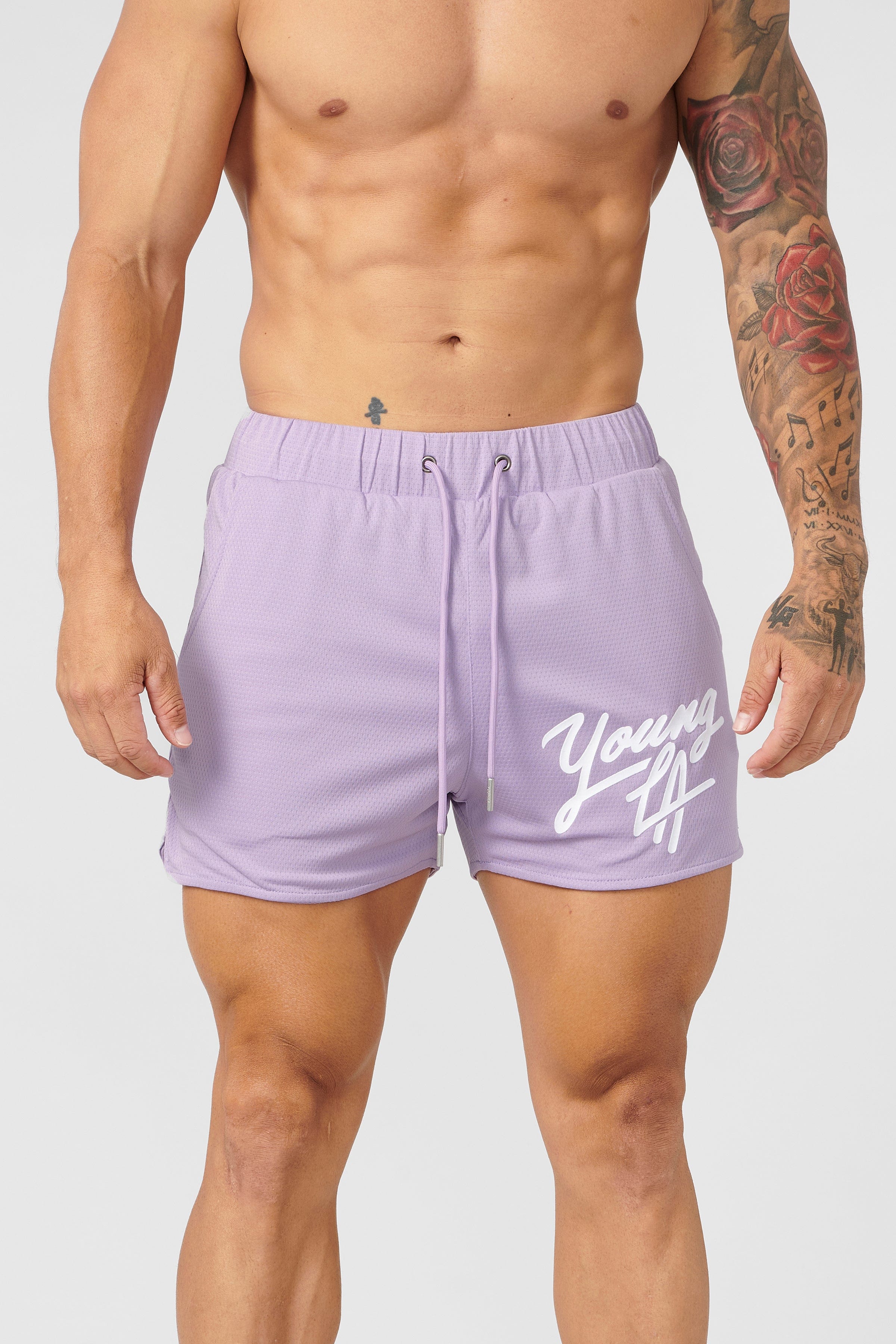 YoungLA 104 Legacy Shorts Lavender