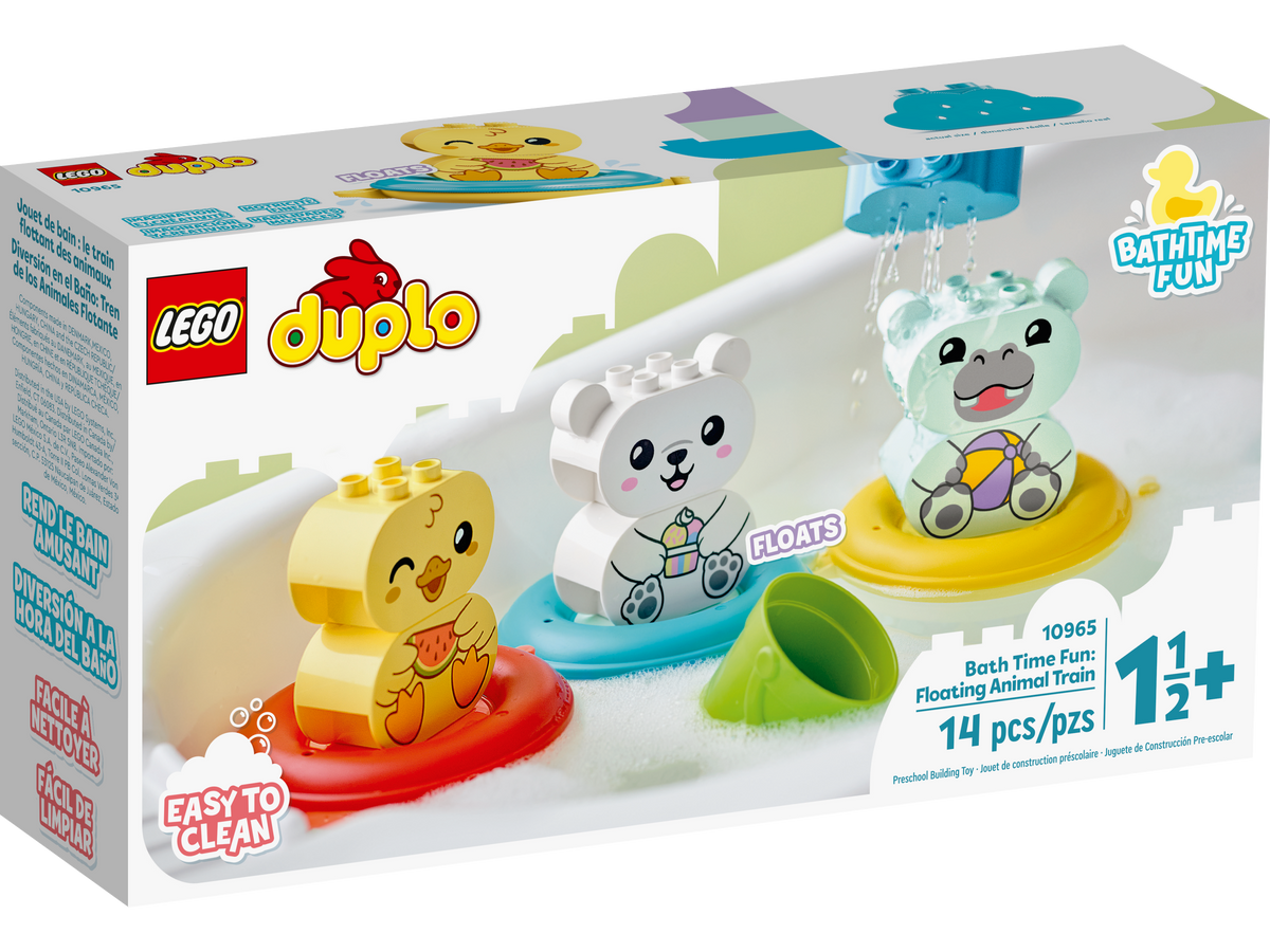 Lego Bath Time Fun Floating Animal Train