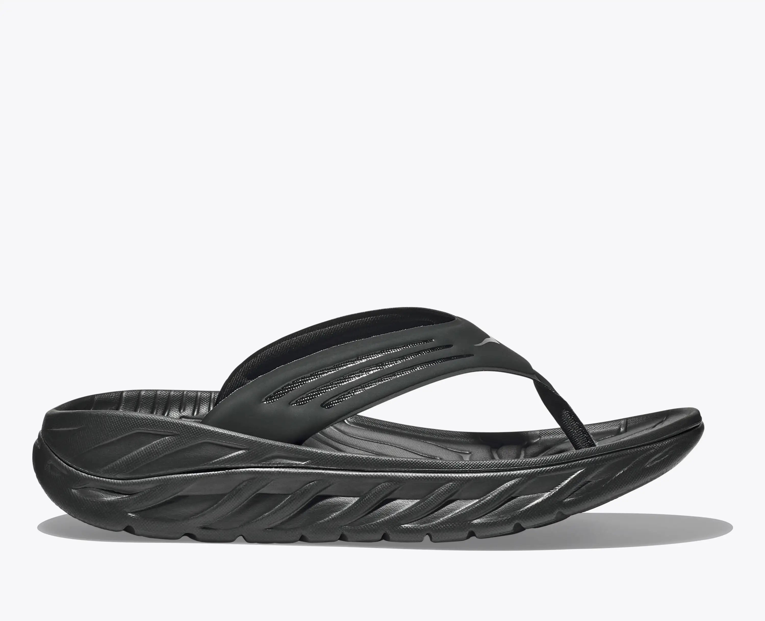 Hoka 'S Ora Recovery Flip Black Dark Gull Gray