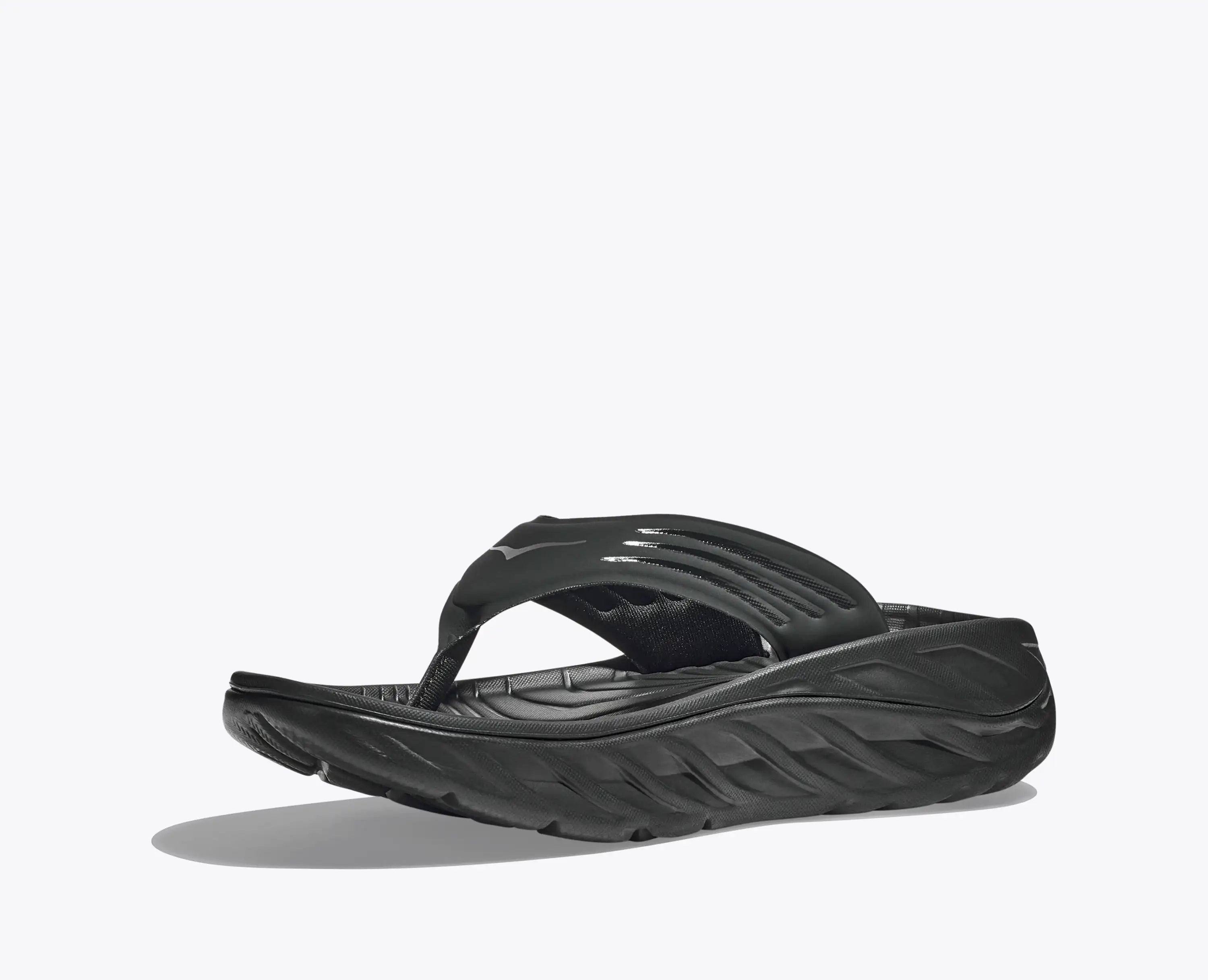 Hoka 'S Ora Recovery Flip Black Dark Gull Gray