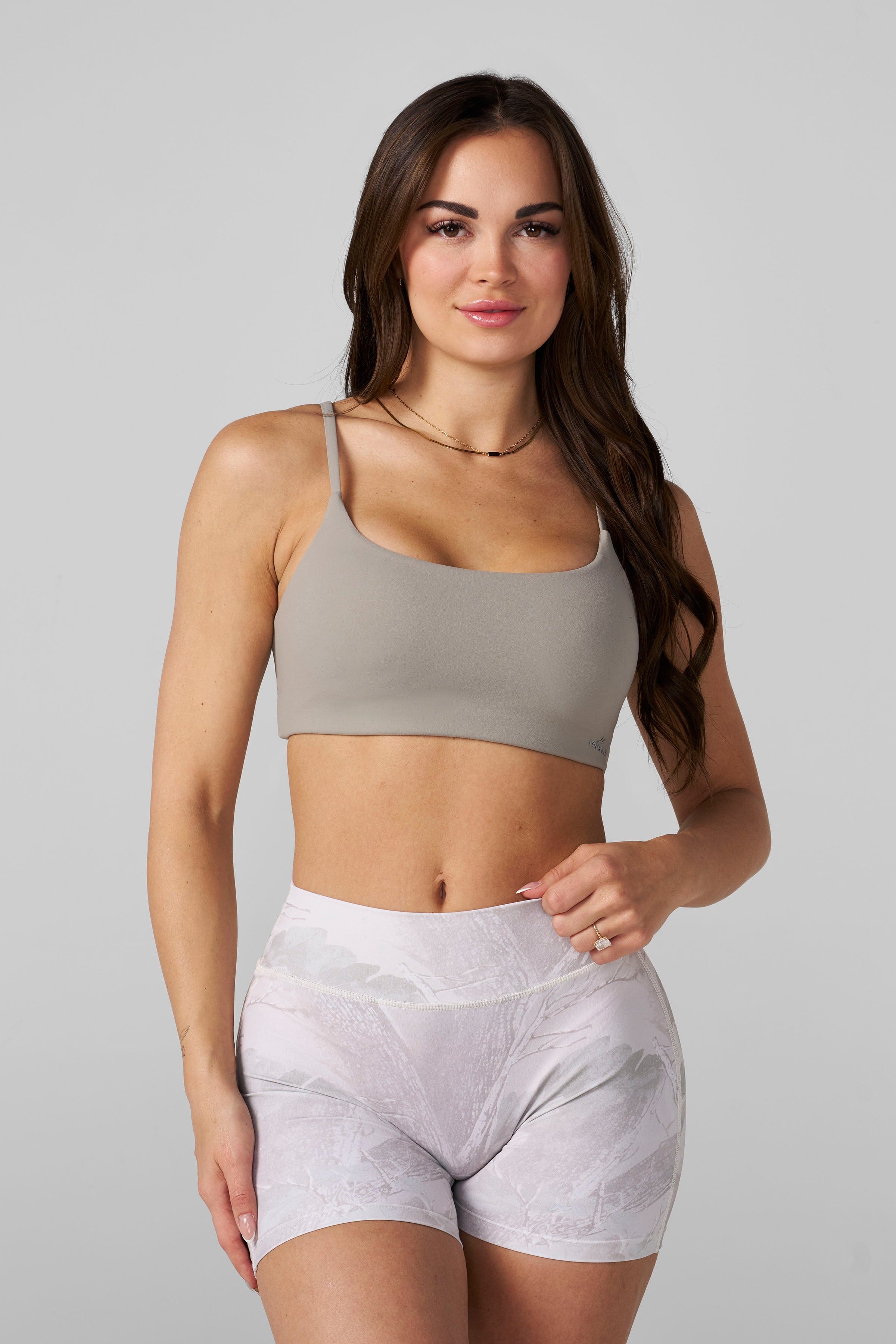 YoungLA W3079 - Criss Cross Sports Bra Sage