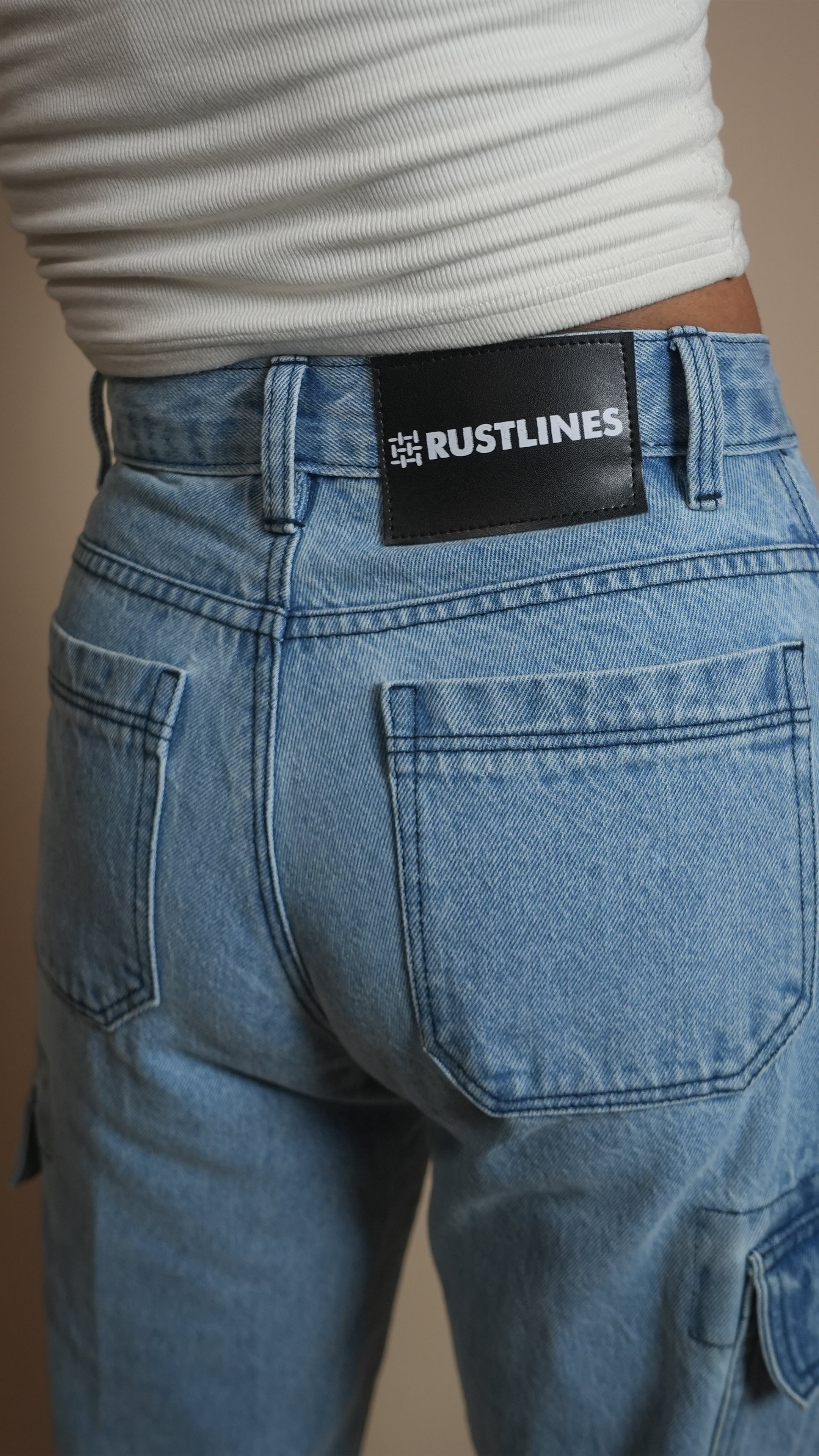 ICED DENIM WOMEN'S CARGO