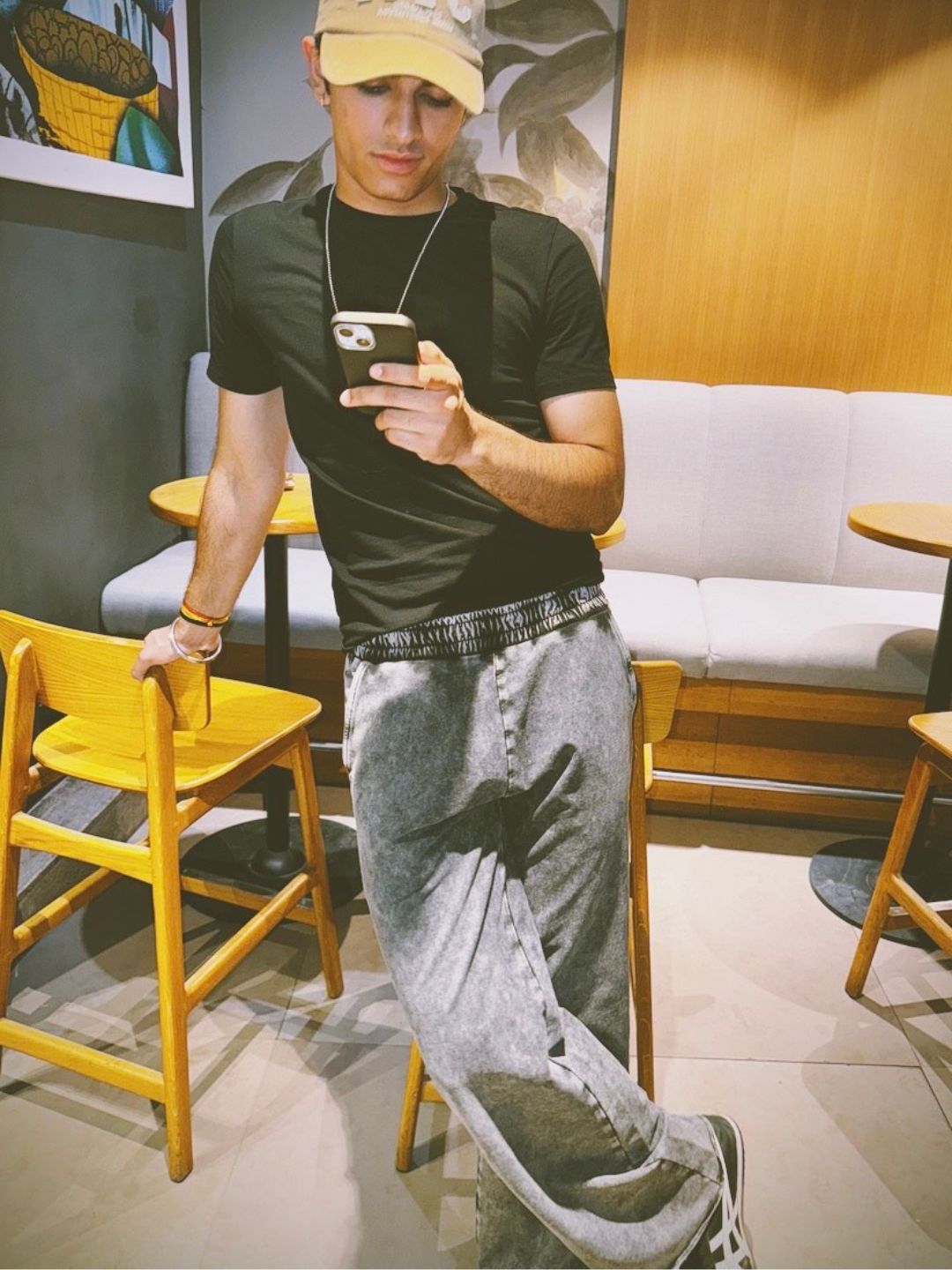 WASHED CHARCOAL JOGGERS