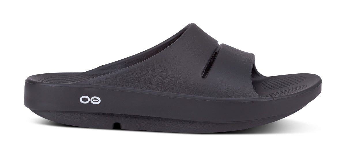 Oofos Men's Slide Black