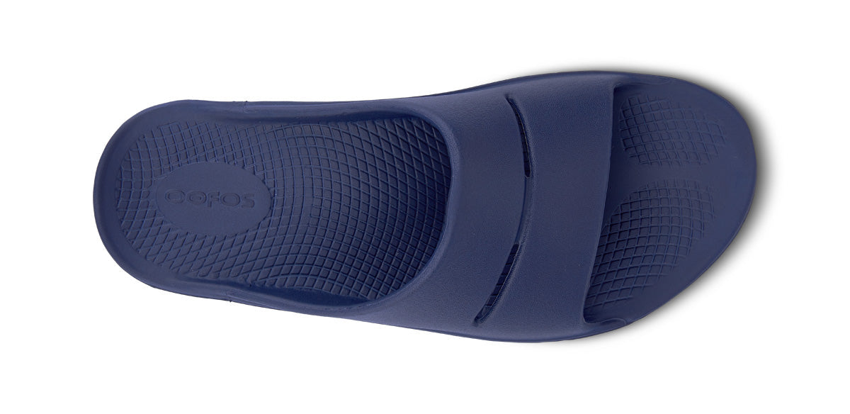 Oofos Men's Slide Navy