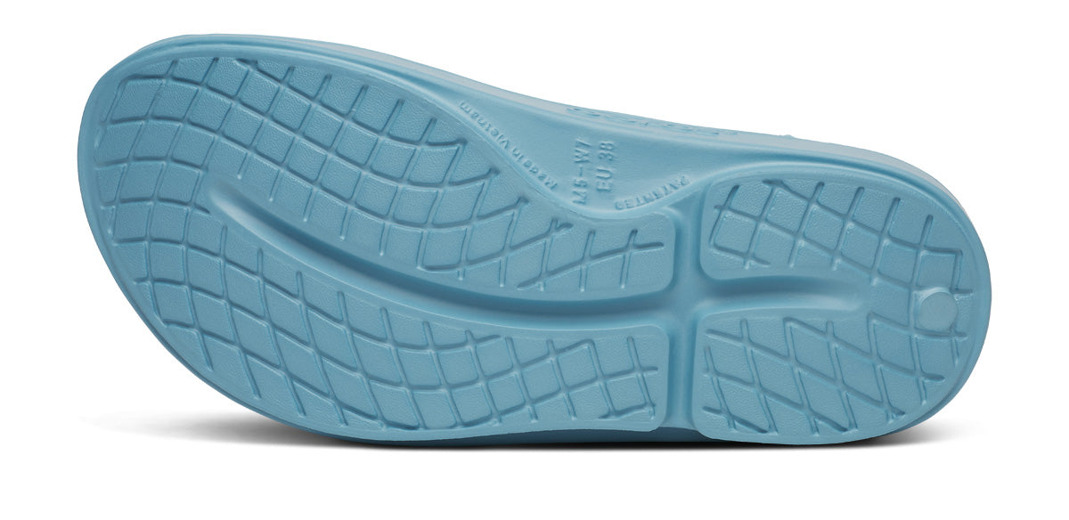 Oofos Women's Slide Ocean Blue