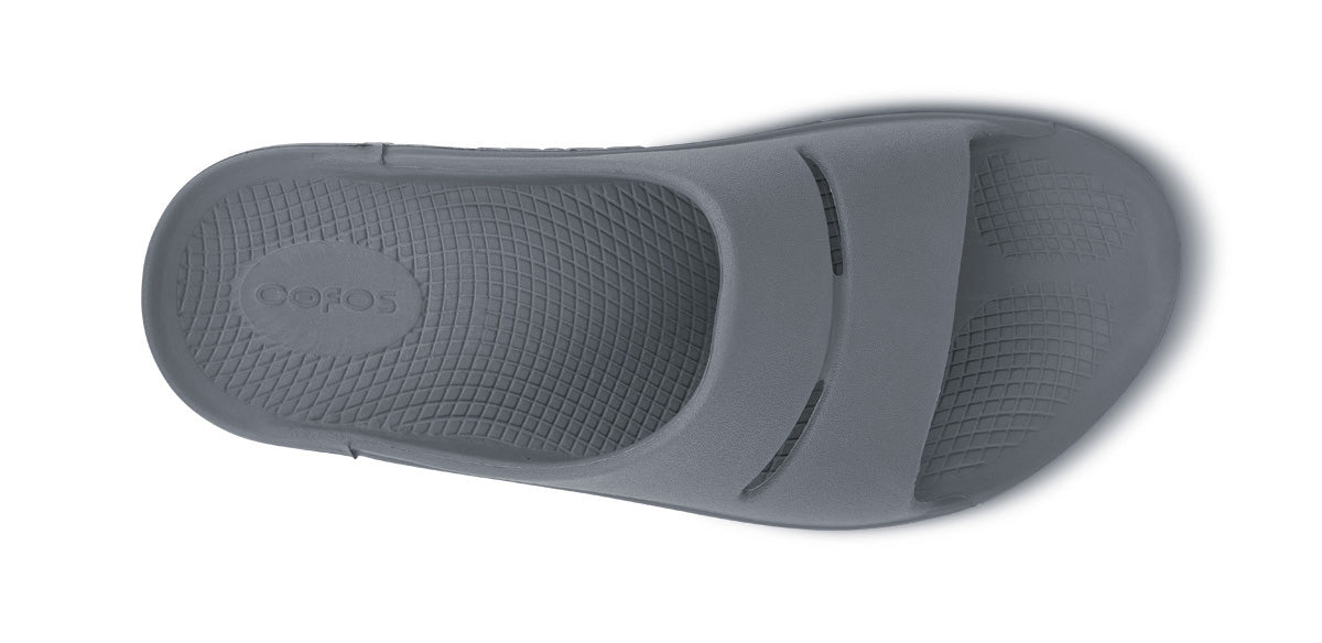 Oofos Men's Slide Slate