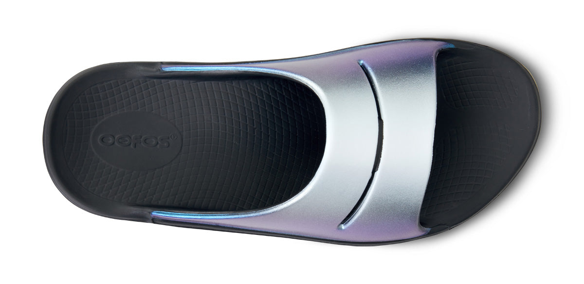 Oofos Women's Luxe Slide Frost