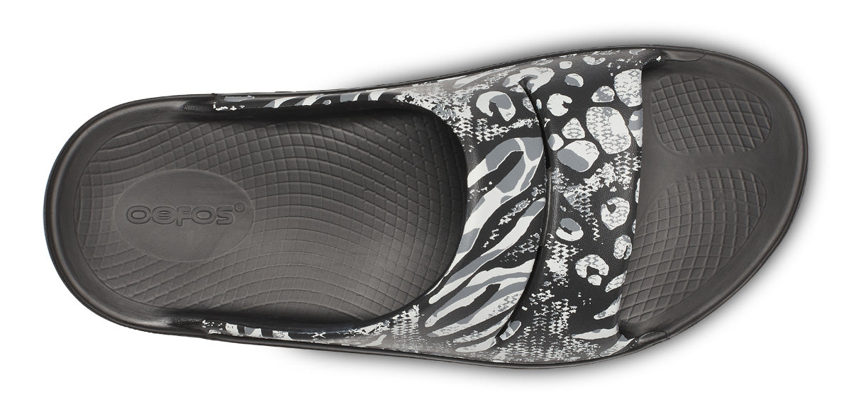 Oofos Women's Limited Slide Combo Camo