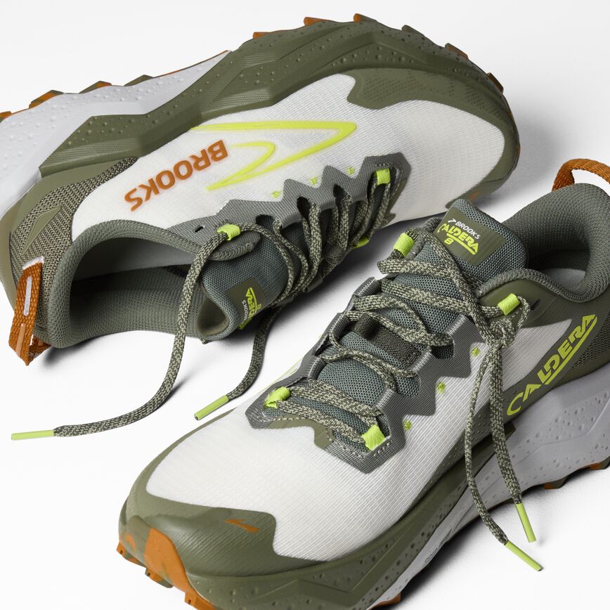 Brooks Caldera 8 Dusty Olive/Lime/Oyster