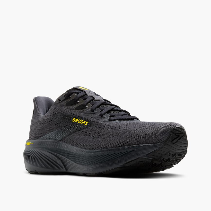 Brooks Ghost 17 Ebony/Black/Yellow