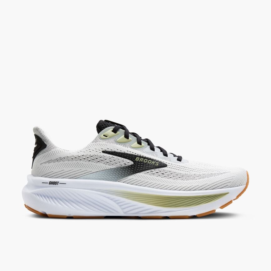 Brooks Ghost 17 White/Black/Tea