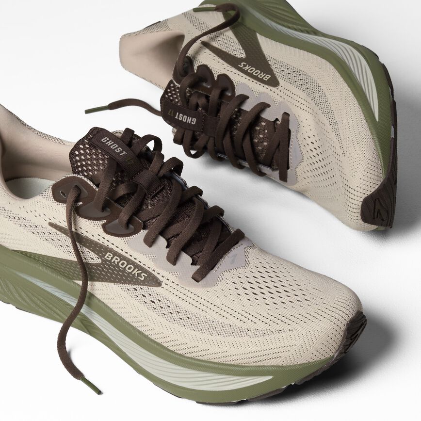 Brooks Ghost 17 Chateau Gray/Brown/Olive