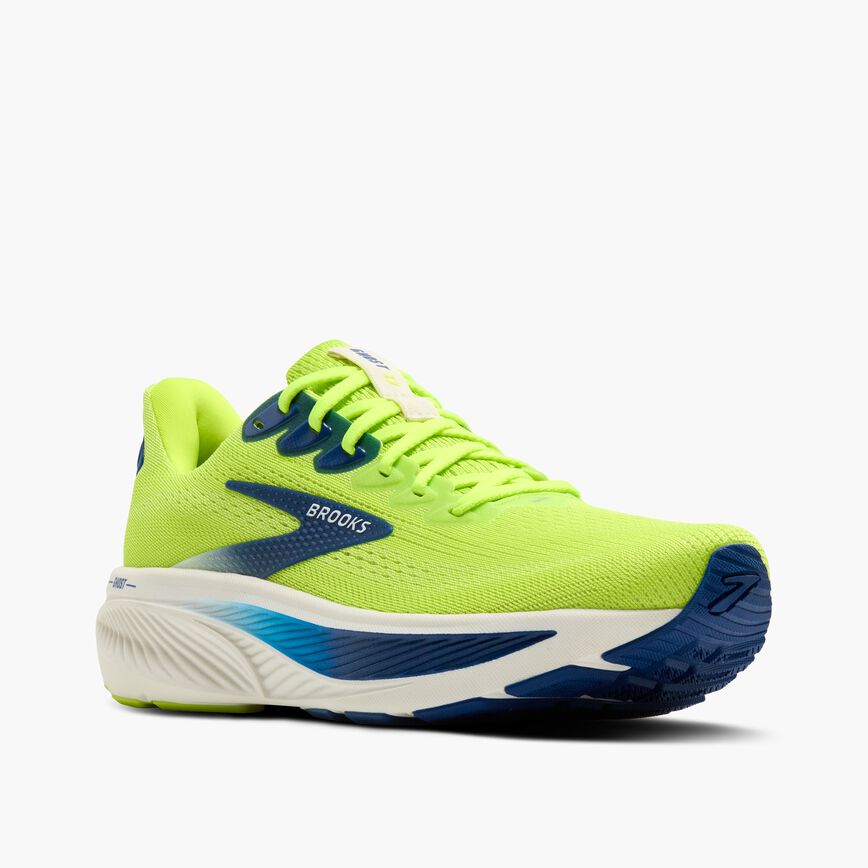 Brooks Ghost 17 Acid Lime/Navy/White
