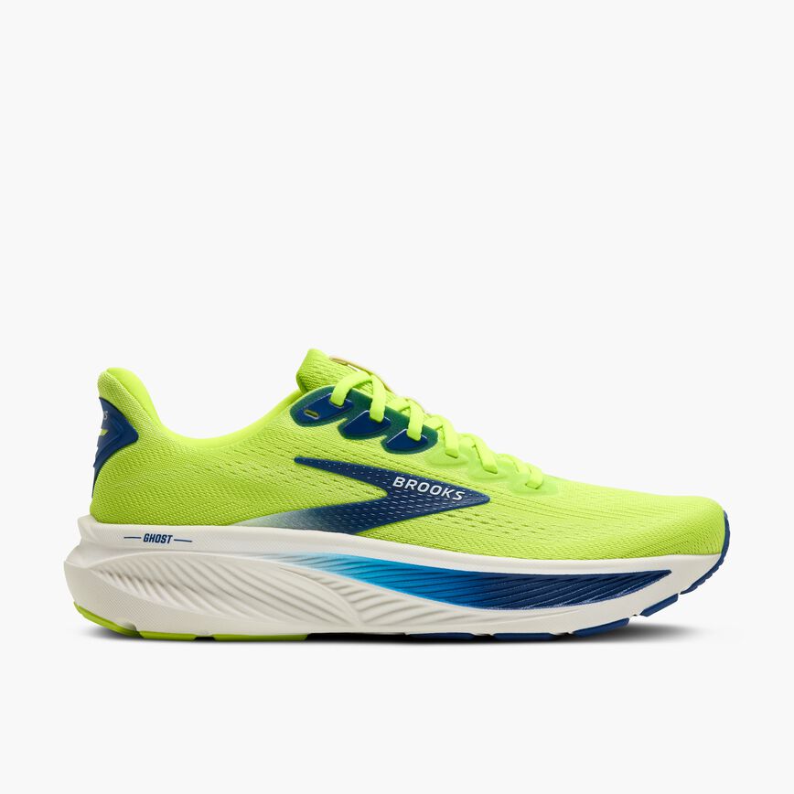 Brooks Ghost 17 Acid Lime/Navy/White