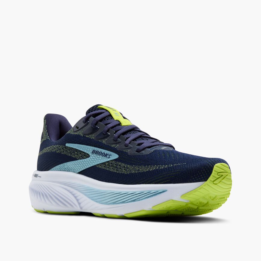 Brooks Ghost 17 Peacoat/Lime/Blue