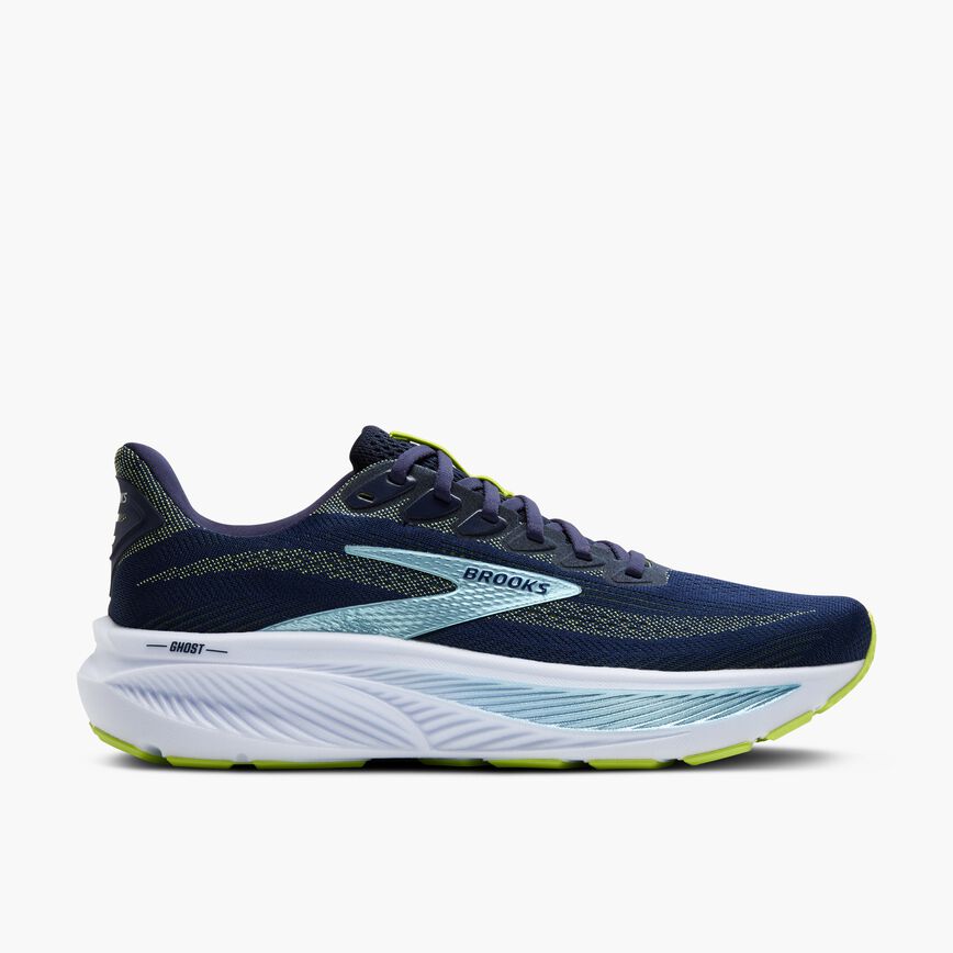 Brooks Ghost 17 Peacoat/Lime/Blue