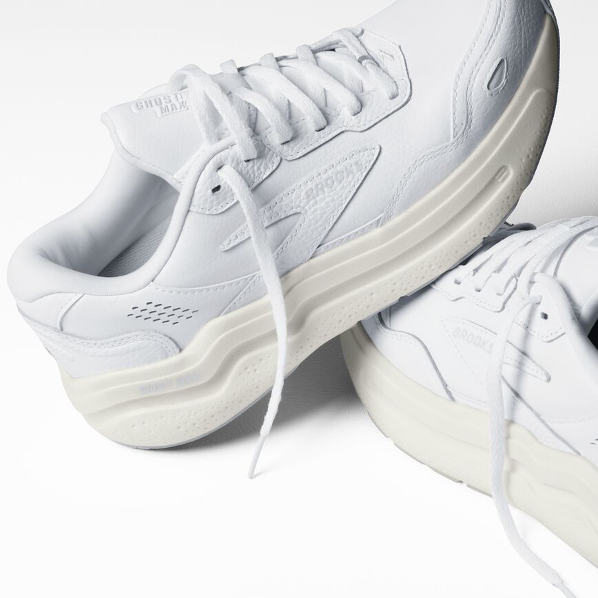 Brooks Ghost Max L White/White