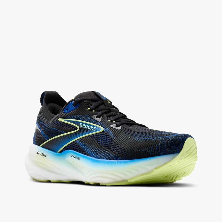 Brooks Glycerin 22 Black/Cobalt/Neo Yellow
