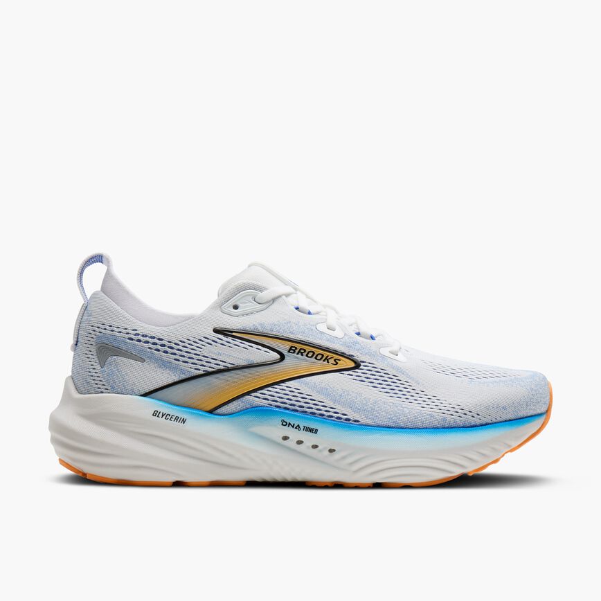 Brooks Glycerin 22 White/Cobalt/Orange