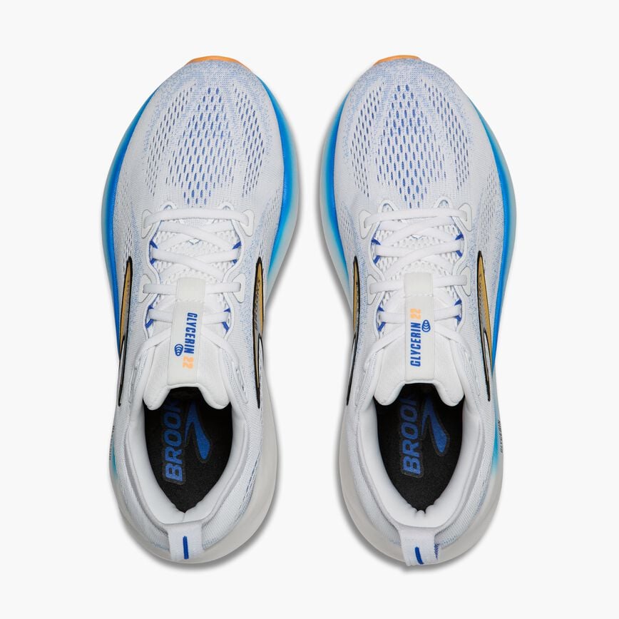 Brooks Glycerin 22 White/Cobalt/Orange