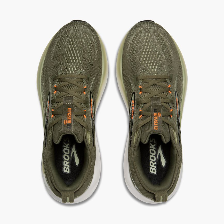 Brooks Glycerin 22 Dusty Olive/Tea/Orange