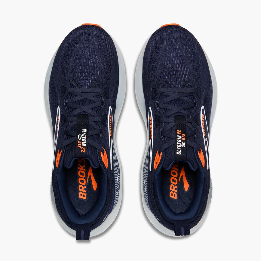 Brooks Glycerin GTS 22 Peacoat/Blue Ribbon/Orange