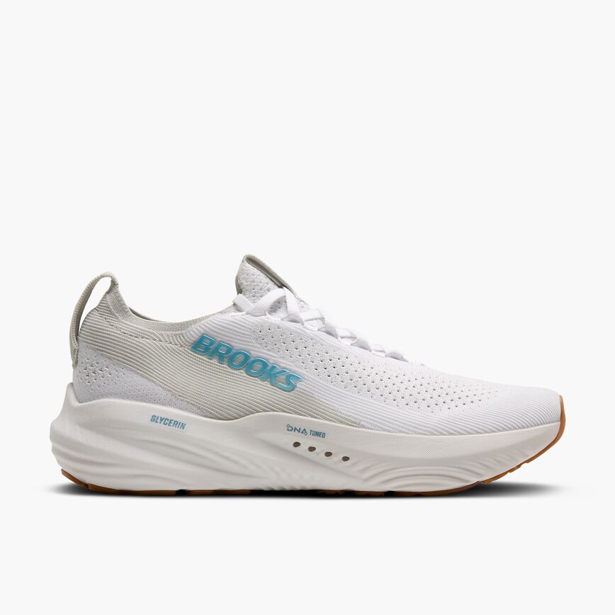 Brooks Glycerin StealthFit 22 White/Oyster/Blue