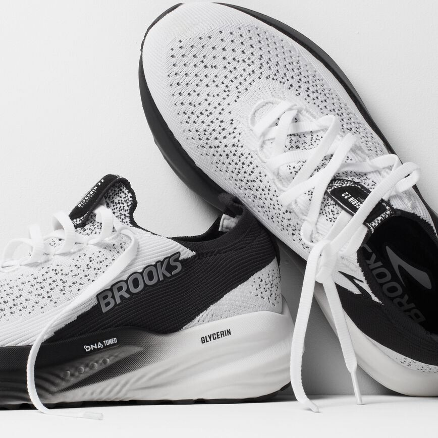 Brooks Glycerin StealthFit 22 White/Grey/Black