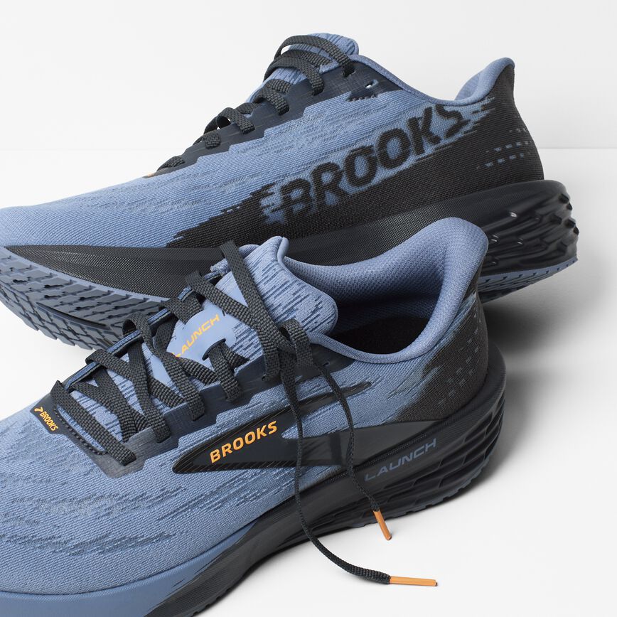 Brooks Launch 11 Country Blue/Ebony/Orange