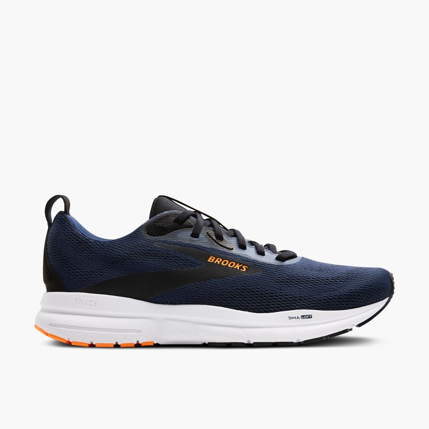 Brooks Trace 4 Peacoat/Black/Orange Pop