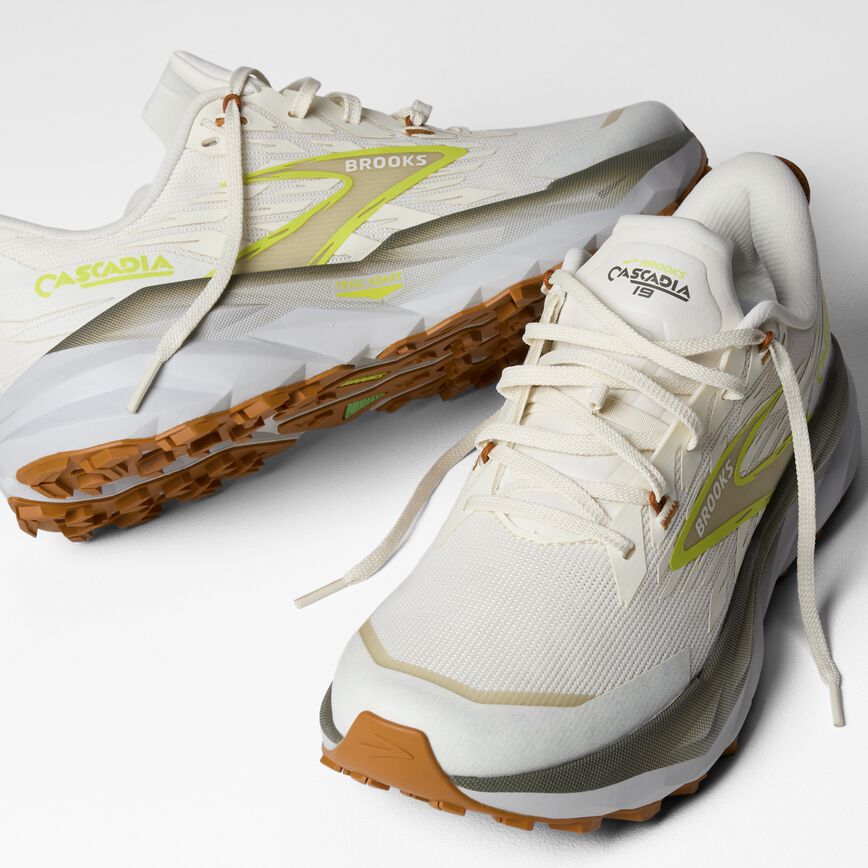 Brooks Cascadia 19 Coconut/Olive/Ginger