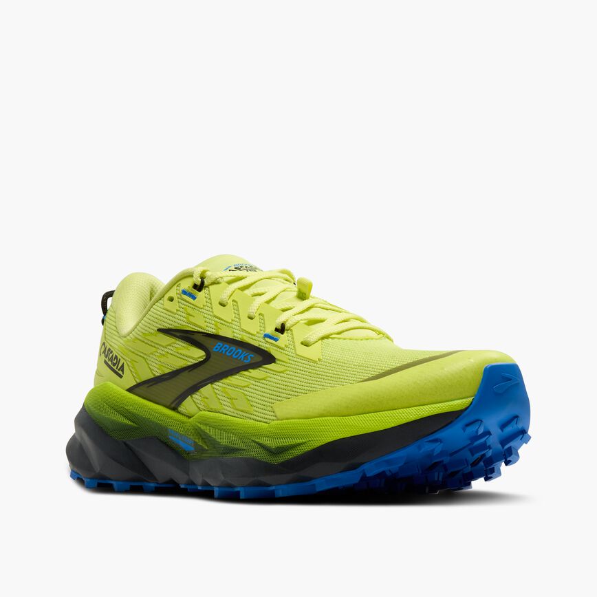 Brooks Cascadia 19 Sunny Lime/Black/Blue