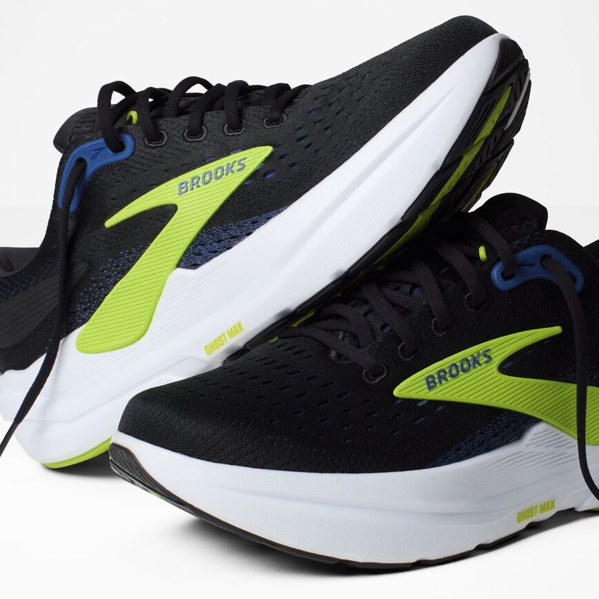 Brooks Ghost Max 3 Black/Navy/Acid Lime