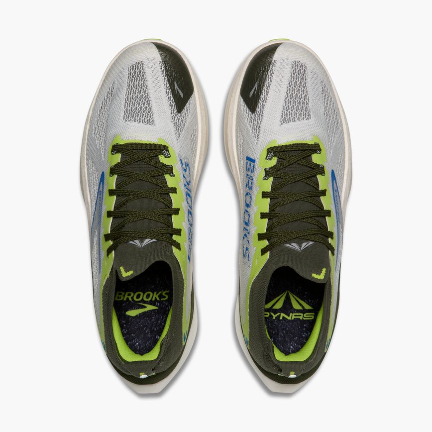 Brooks PYNRS x Hyperion Max 3 Blanc/Acid Lime/Blue