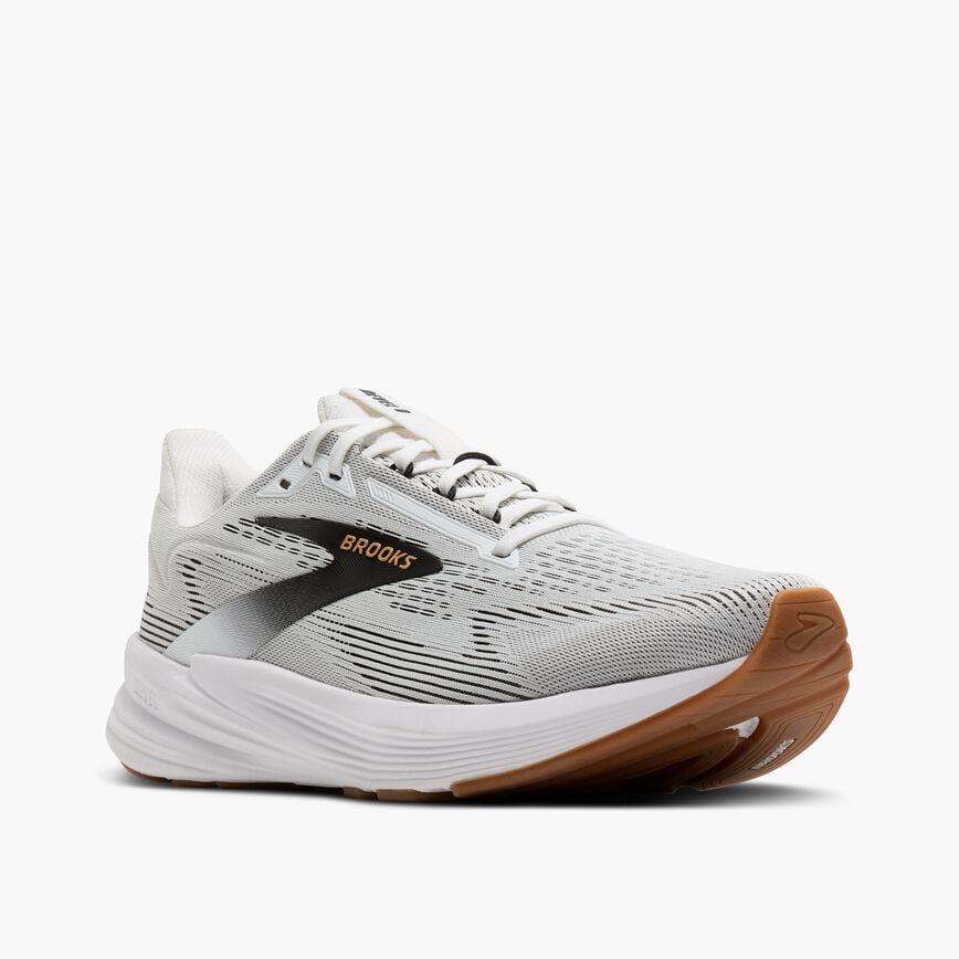Brooks Revel 8 White/Black/Oak Buff