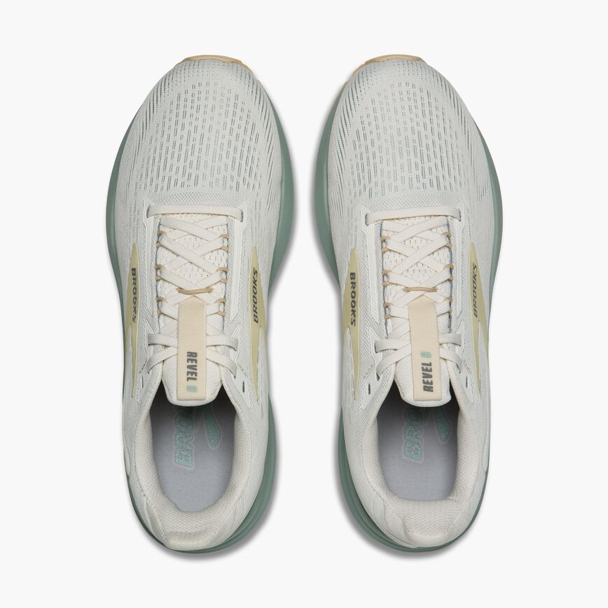 Brooks Revel 8 Coconut/Gray Mist/Sand