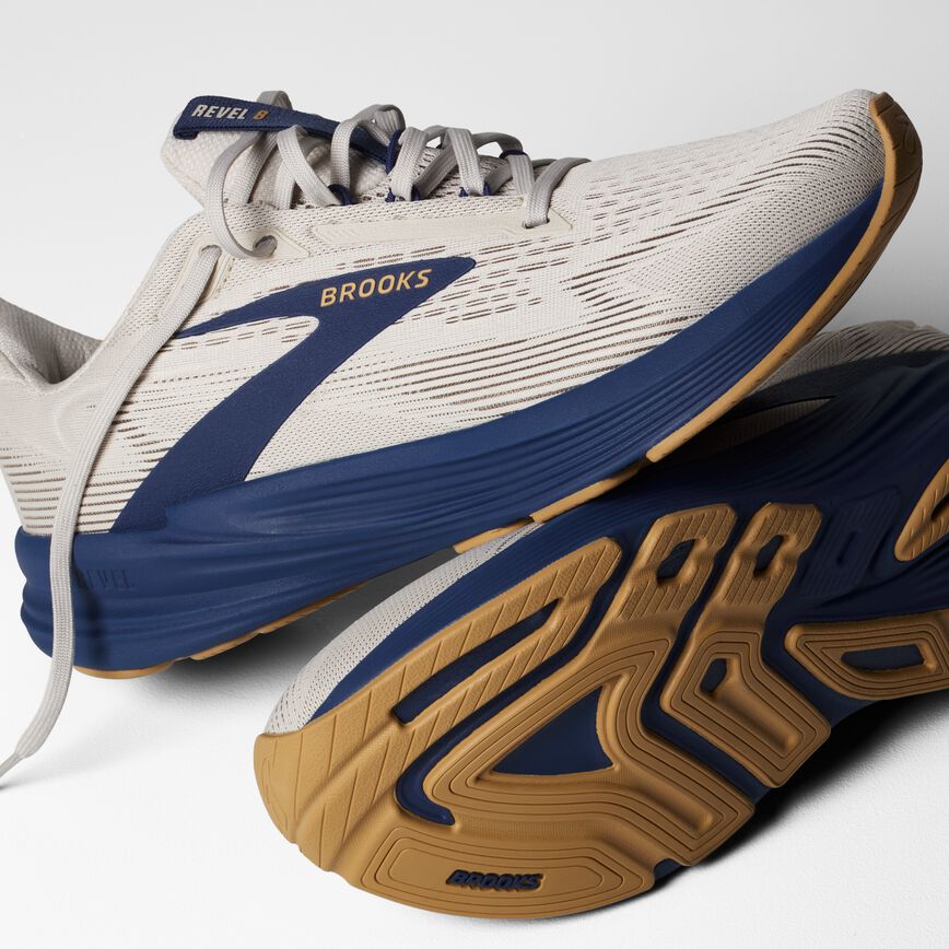 Brooks Revel 8 Moonbeam/Blue/Taffy