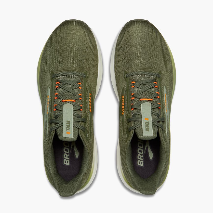 Brooks Revel 8 Olive/Tea/Orange
