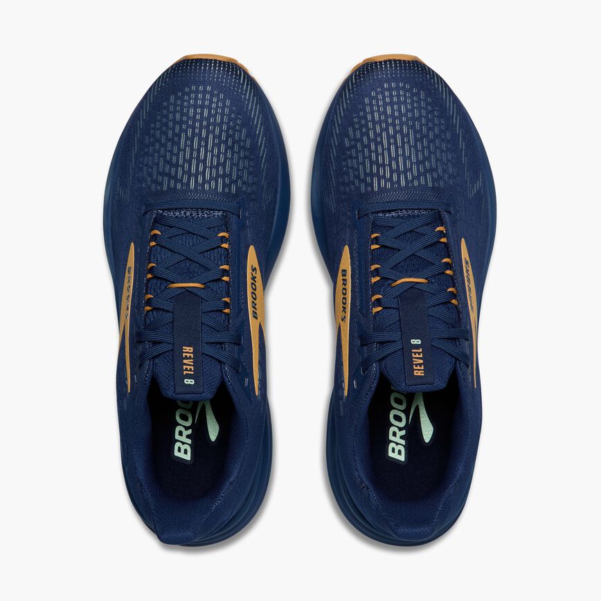 Brooks Revel 8 Blue/Honeydew/Taffy