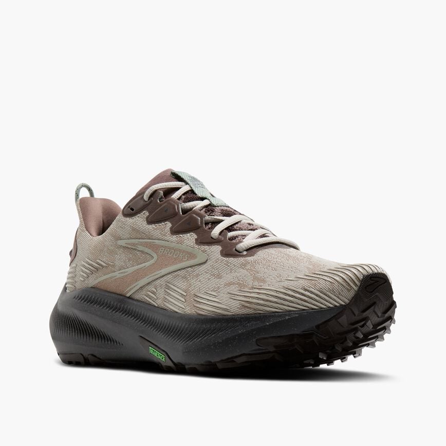 Brooks Ghost Trail Ganache/Coffee/Green