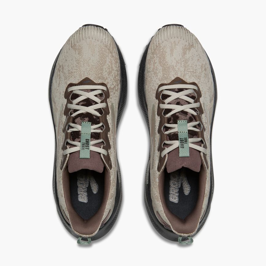 Brooks Ghost Trail Ganache/Coffee/Green