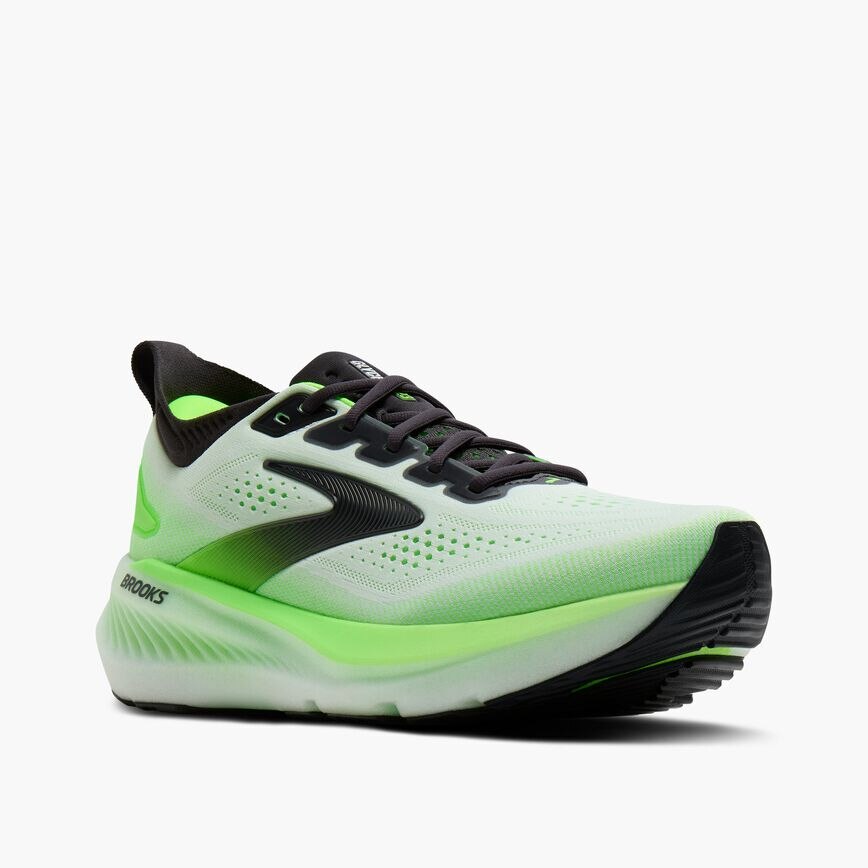 Brooks Glycerin 23 White/Phantom/Green Gecko