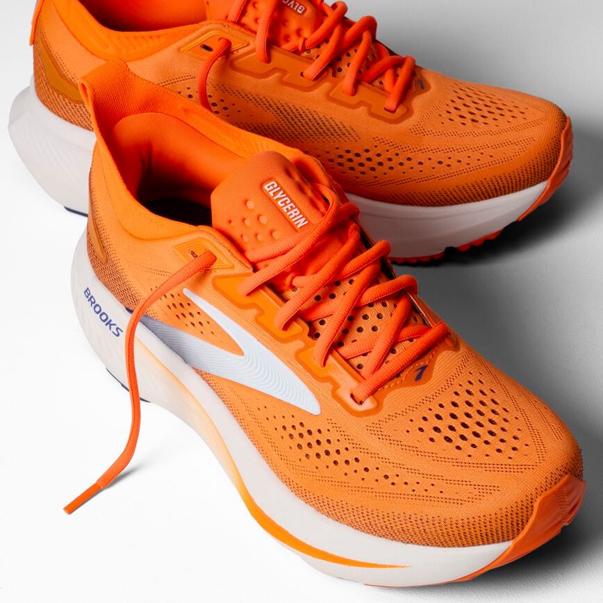 Brooks Glycerin 23 Shocking Orange/Blue/White