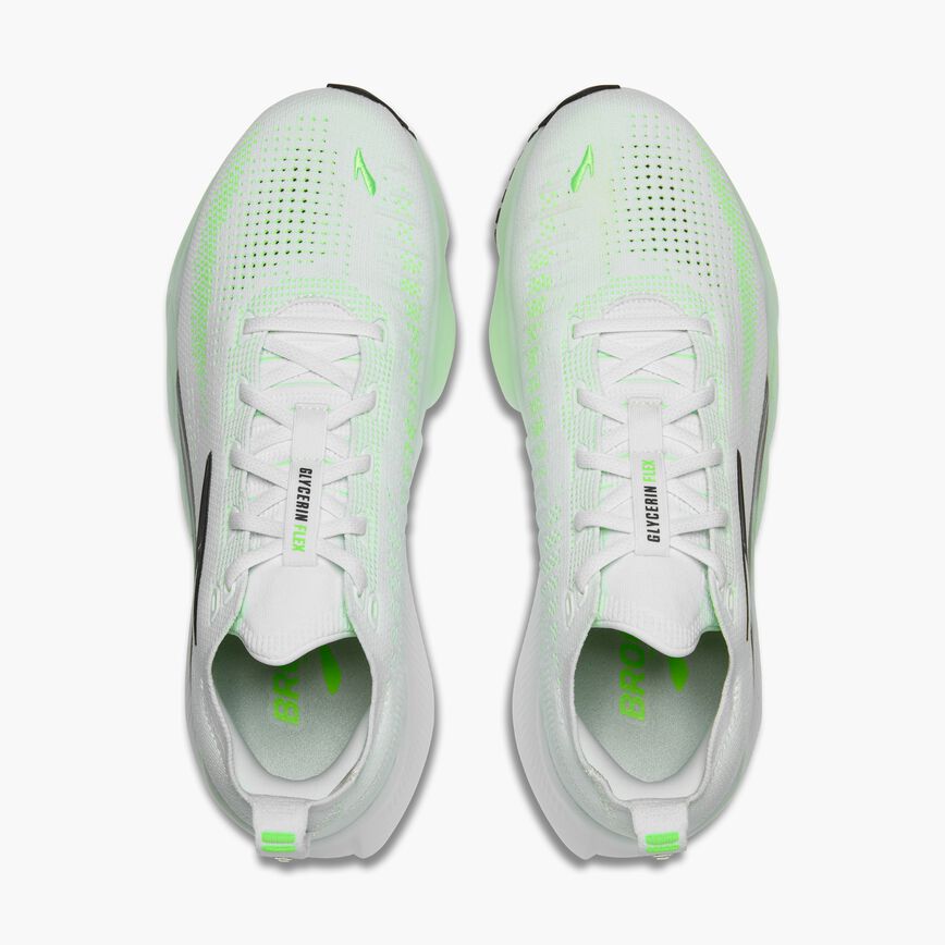 Brooks Glycerin Flex White/Green Gecko/Phantom