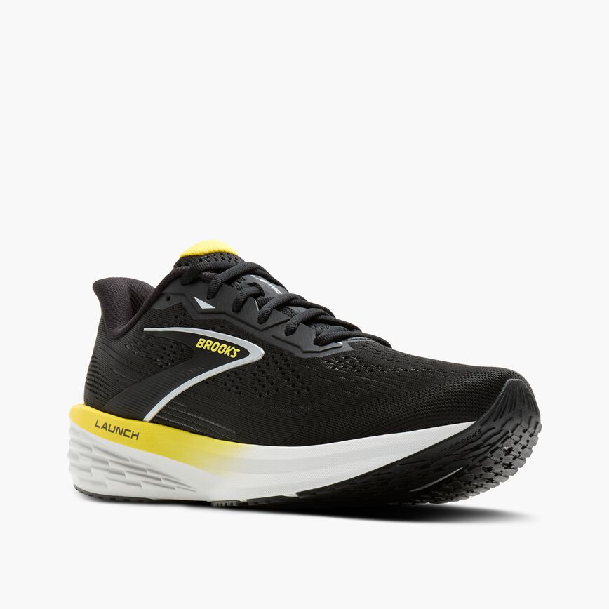 Brooks Launch 12 Black/Cyber Yellow/Oyster